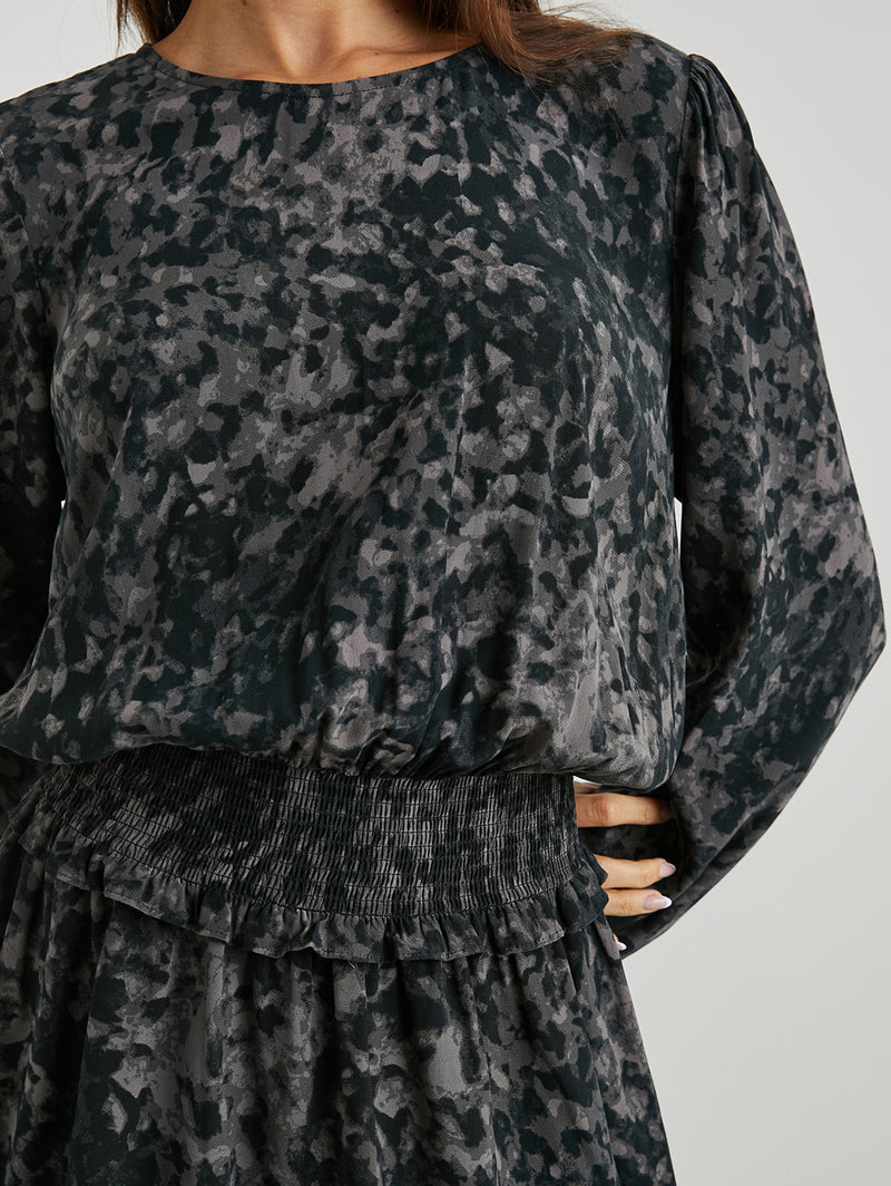 Inez Dress - Charcoal-Rails-Over the Rainbow
