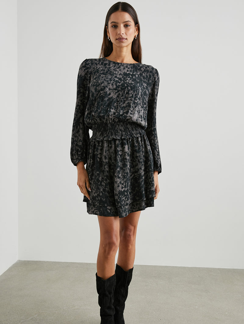 Inez Dress - Charcoal-Rails-Over the Rainbow
