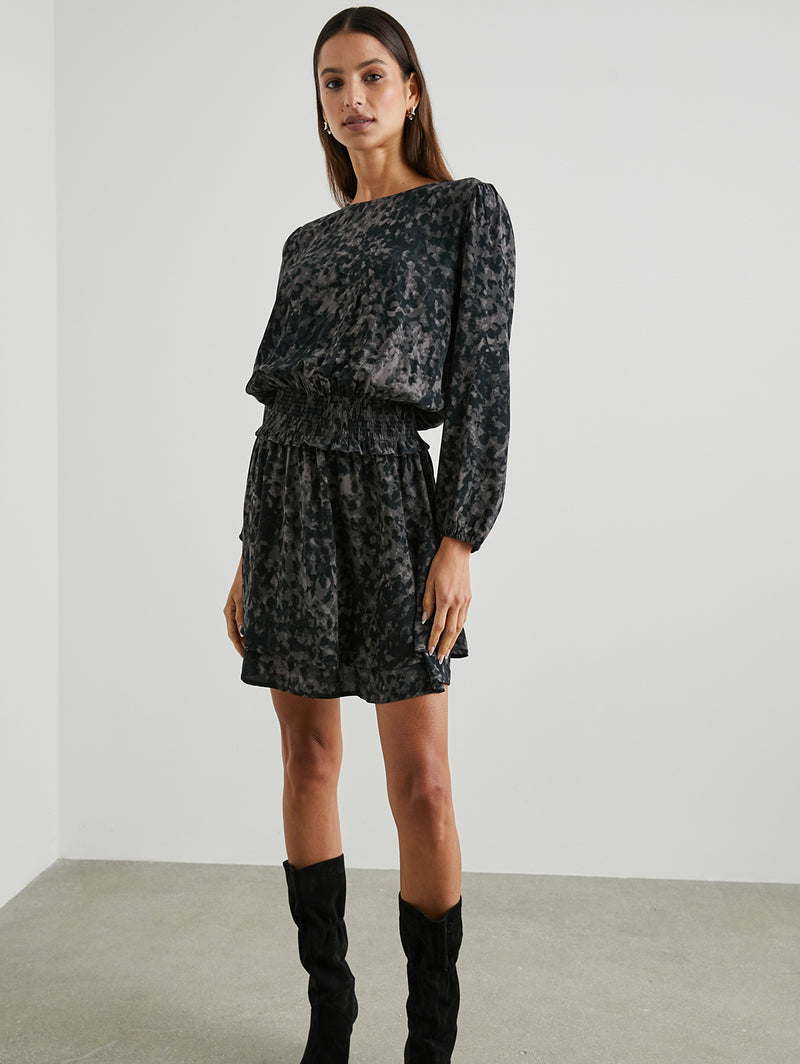 Inez Dress - Charcoal-Rails-Over the Rainbow