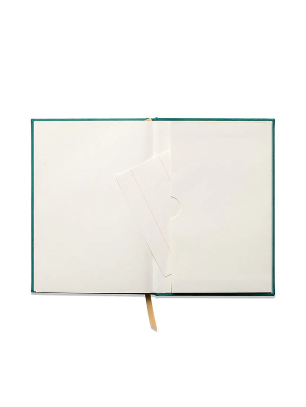 Suede Pocket Journal - Green-DESIGN WORKS INK-Over the Rainbow