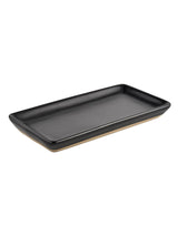 Stoneware Tray - Black-SWEET WATER DECOR-Over the Rainbow
