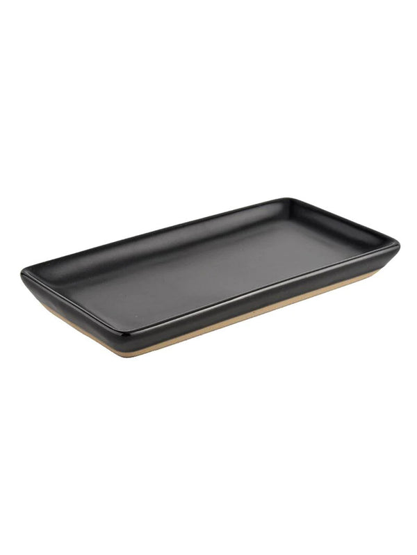 Stoneware Tray - Black-SWEET WATER DECOR-Over the Rainbow