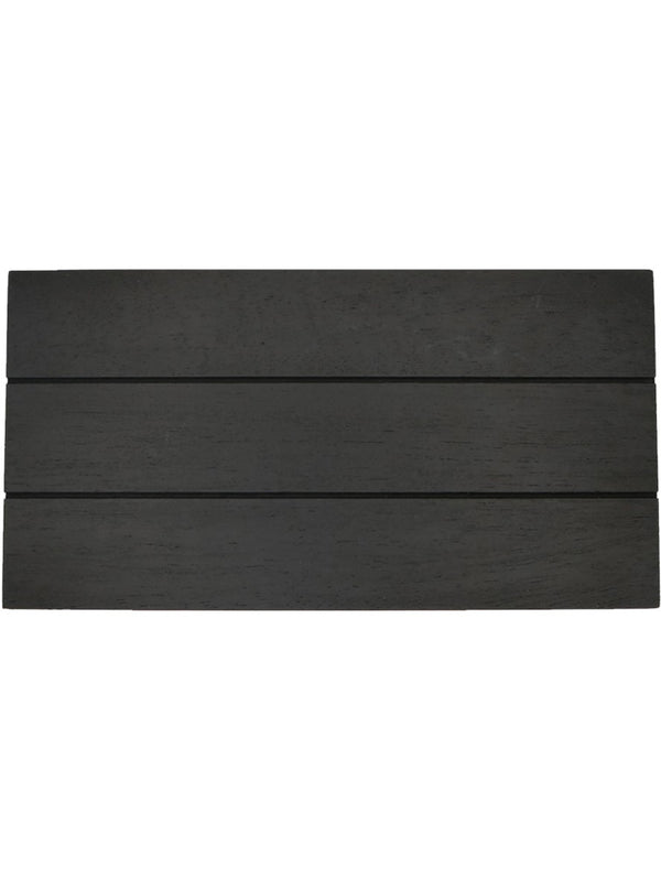 Rectangular Wood Tray - Black-SWEET WATER DECOR-Over the Rainbow
