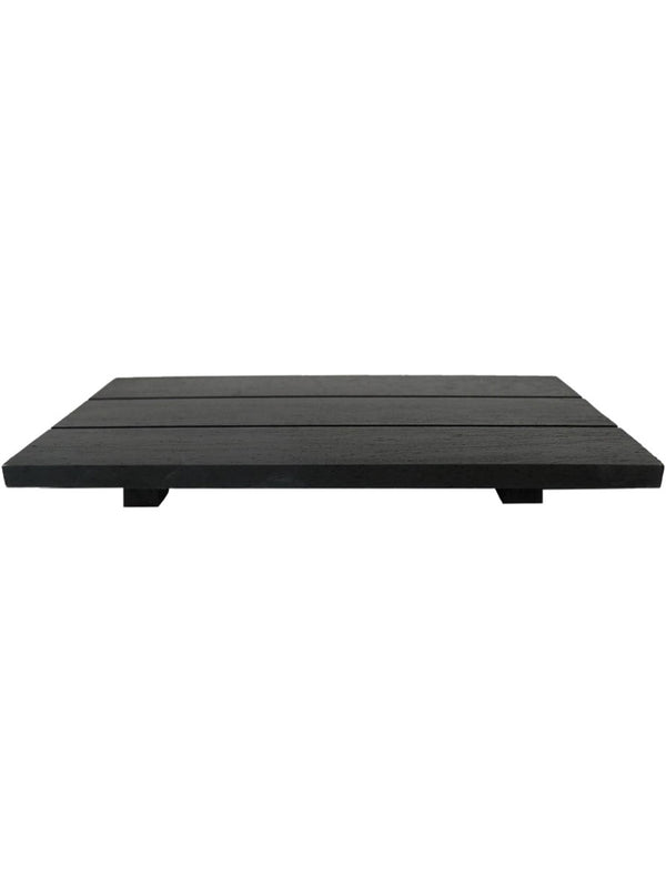 Rectangular Wood Tray - Black-SWEET WATER DECOR-Over the Rainbow