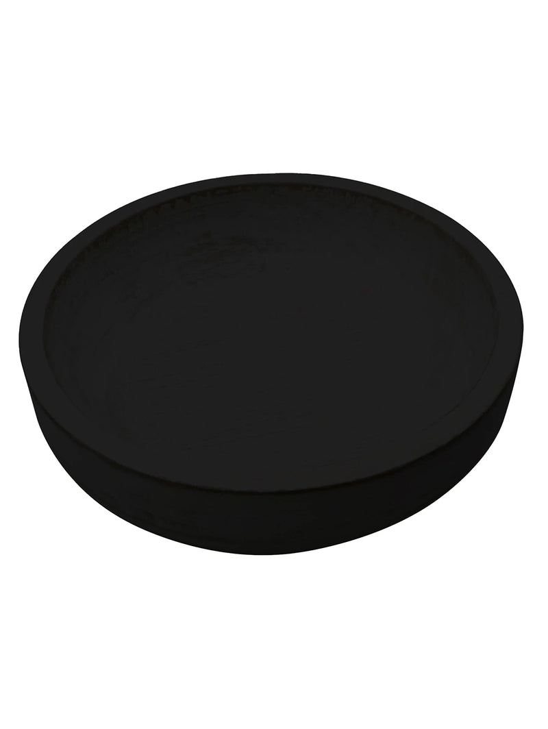 Decorative Wood Bowl - Black-SWEET WATER DECOR-Over the Rainbow