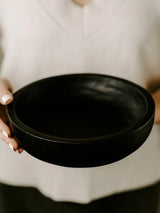 Decorative Wood Bowl - Black-SWEET WATER DECOR-Over the Rainbow
