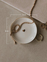 Gold Heart Jewelry Dish-SWEET WATER DECOR-Over the Rainbow