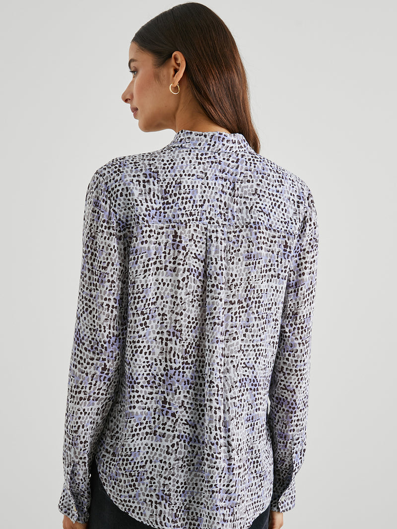 Josephine Shirt - Blue Reptile-Rails-Over the Rainbow