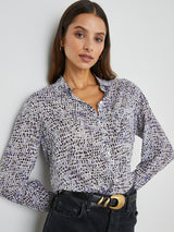 Josephine Shirt - Blue Reptile-Rails-Over the Rainbow