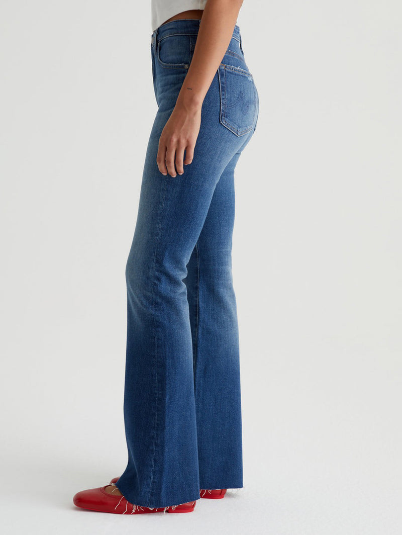 VERVET Self Care High Rise Crop Flare Jeans