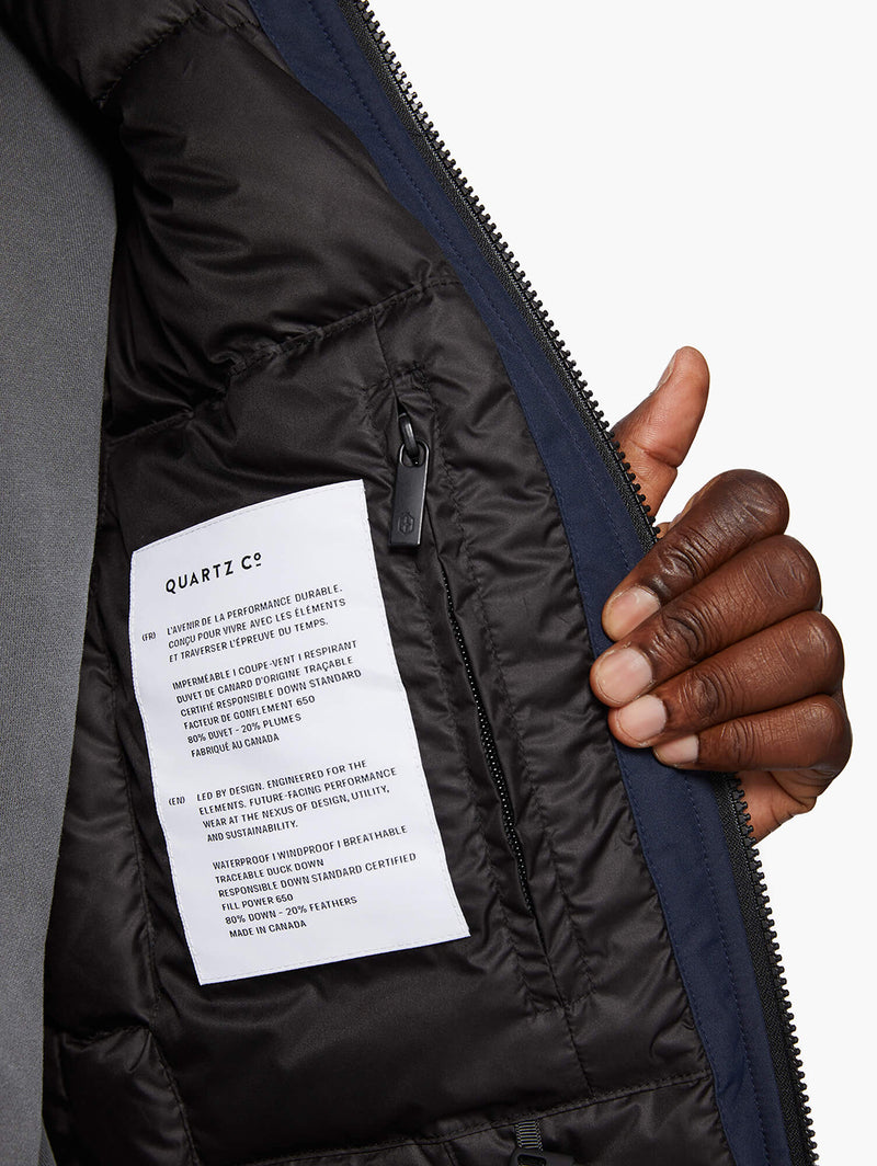 Jules Parka - True Navy-QUARTZ CO.-Over the Rainbow