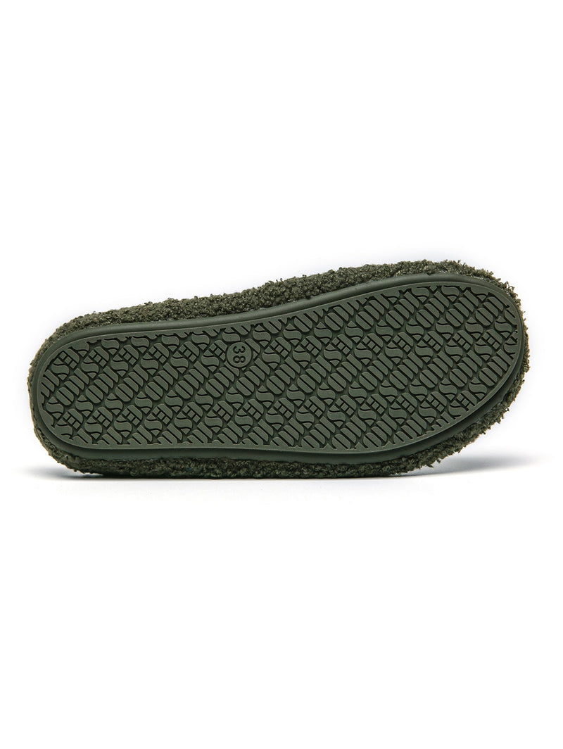 Kush Slipper - Olive-FREEDOM MOSES-Over the Rainbow
