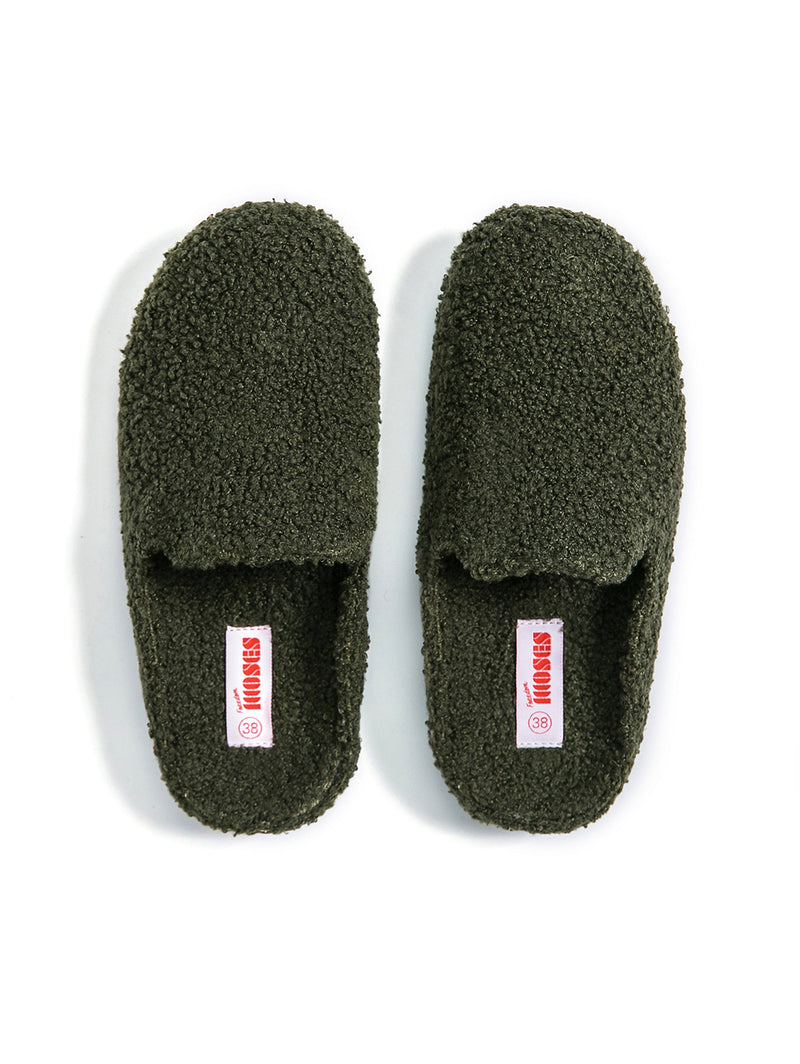 Kush Slipper - Olive-FREEDOM MOSES-Over the Rainbow