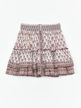 Kiki Print Mini Skirt - Pink