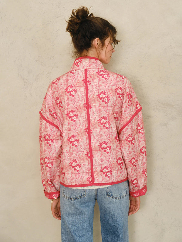 Lana Print Jacket - Red