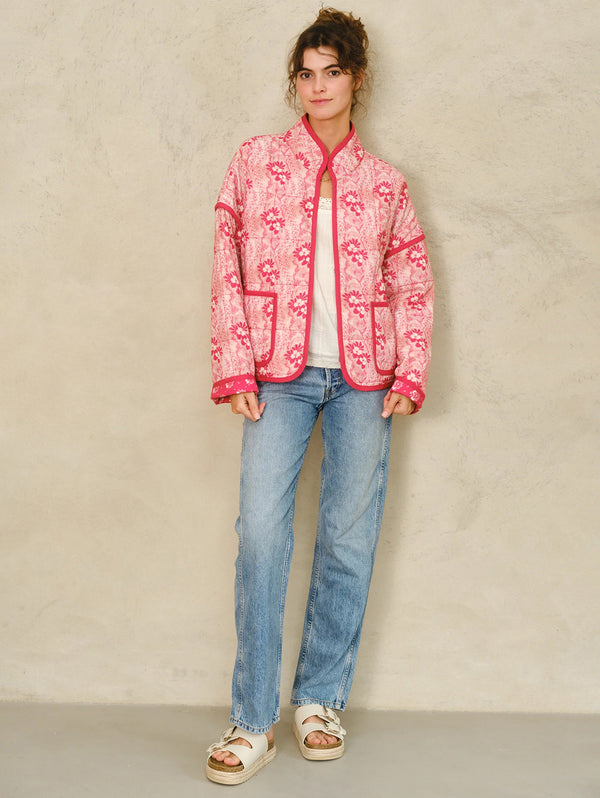 Lana Print Jacket - Red