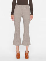 Le Crop Flare Pant - Camel Multi-FRAME-Over the Rainbow