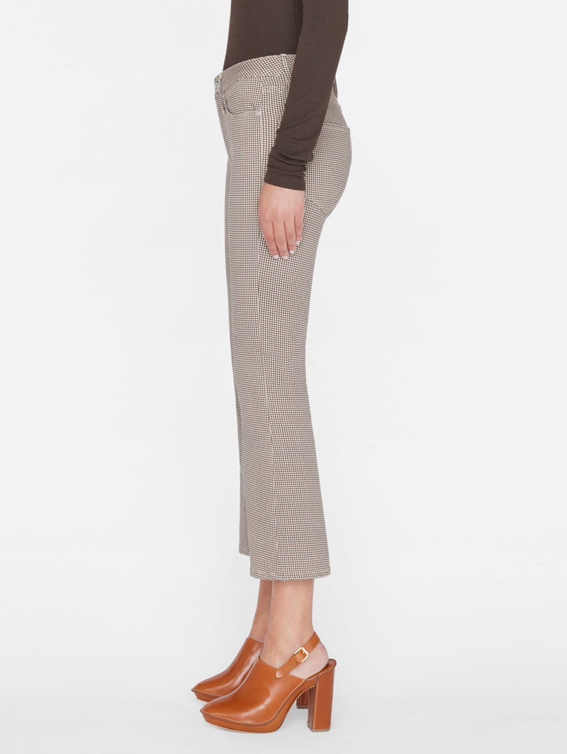 Le Crop Flare Pant - Camel Multi-FRAME-Over the Rainbow