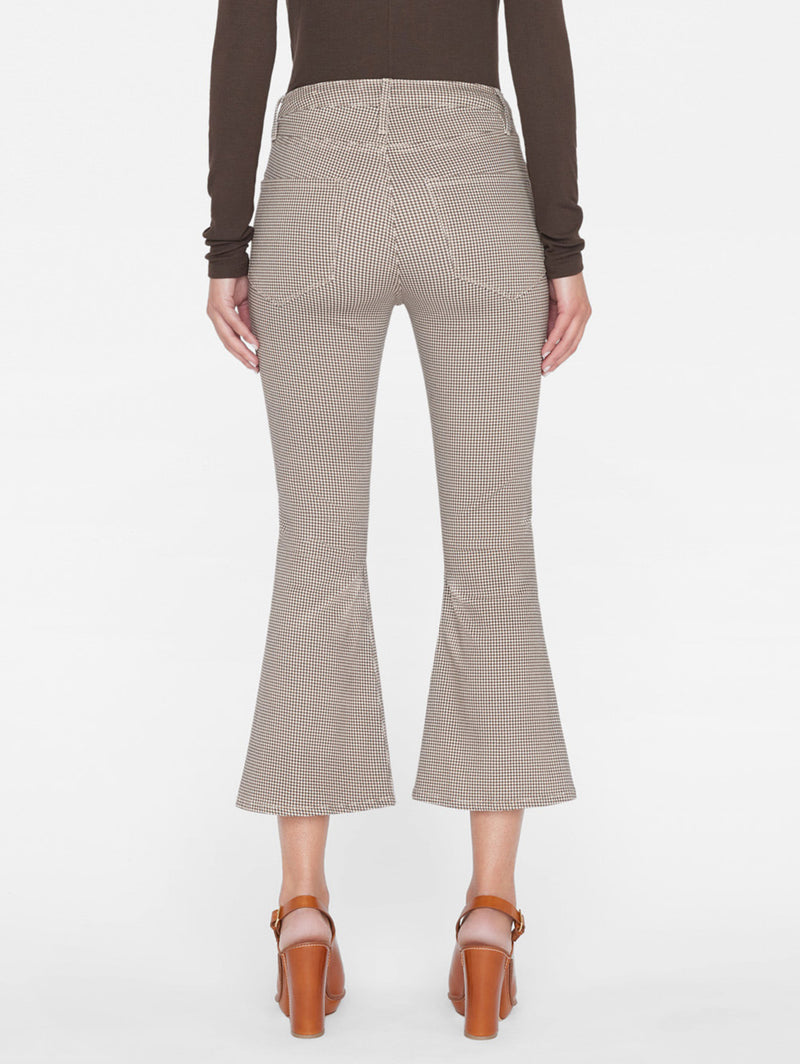 Le Crop Flare Pant - Camel Multi-FRAME-Over the Rainbow