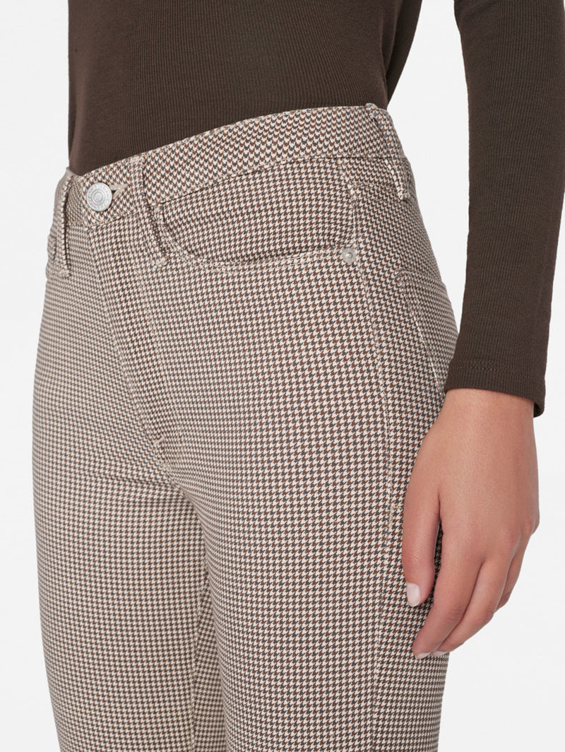 Le Crop Flare Pant - Camel Multi-FRAME-Over the Rainbow