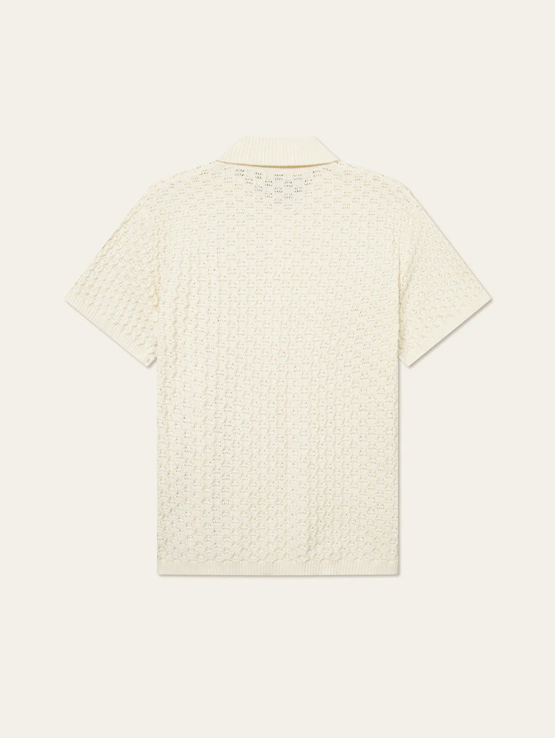 Gespertus Short Sleeve Knit Shirt - Ivory