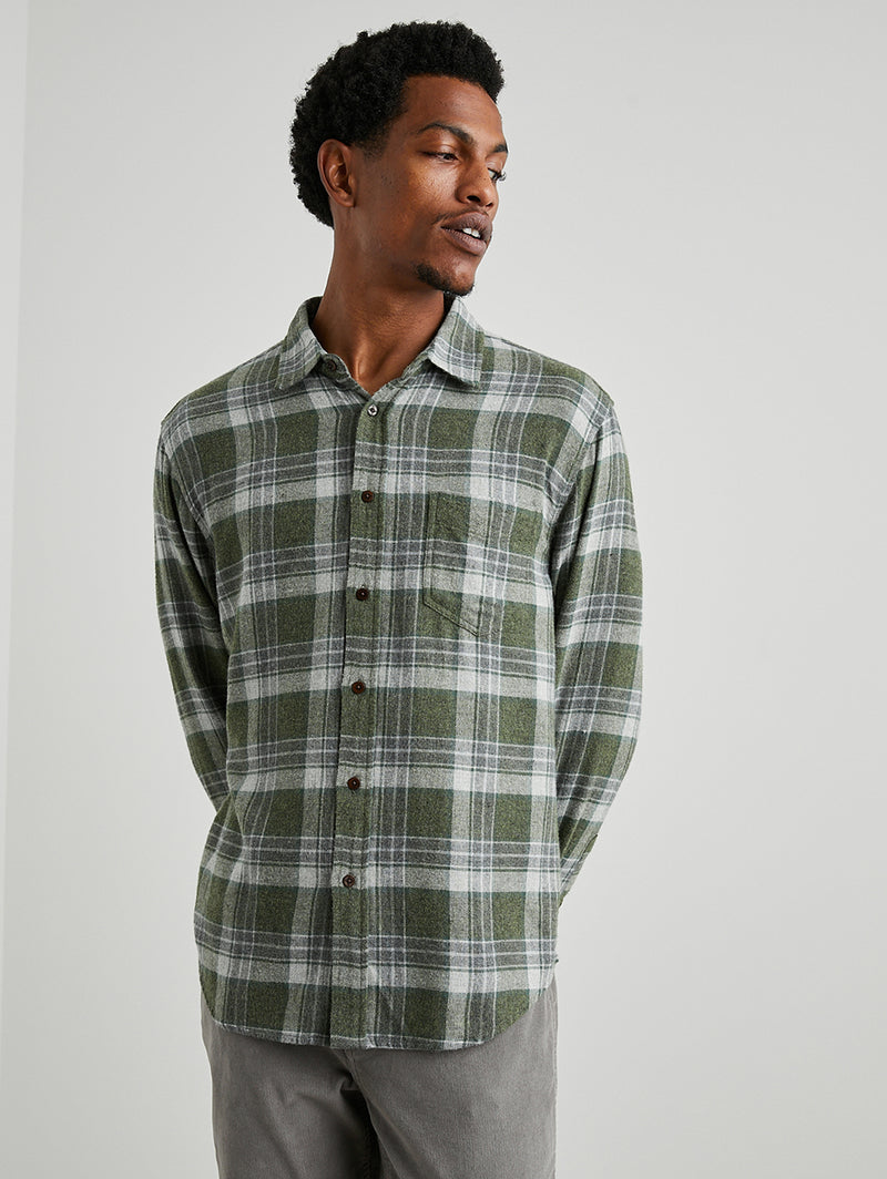 Lennox Shirt - Green Hollow-Rails-Over the Rainbow