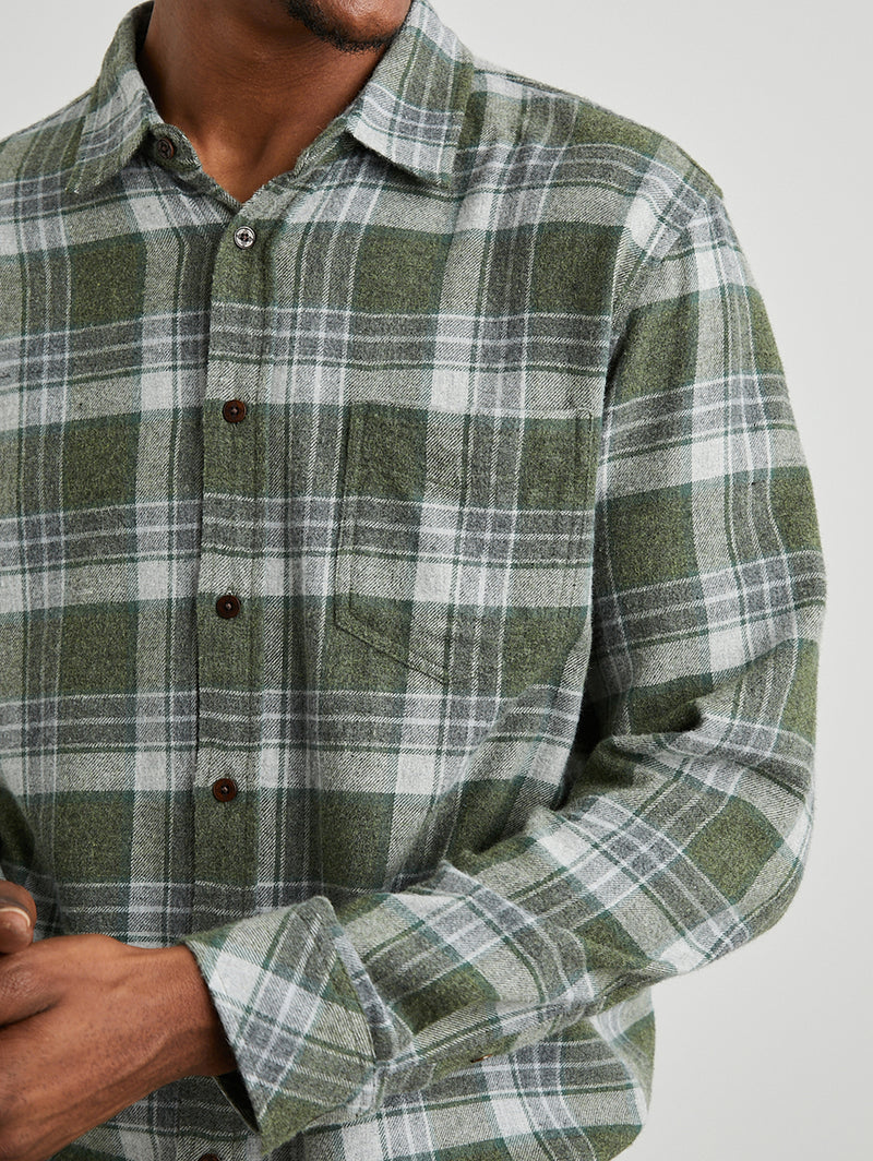 Lennox Shirt - Green Hollow-Rails-Over the Rainbow