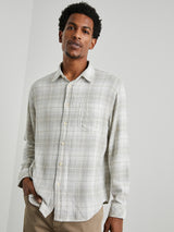 Lennox Shirt - Wheat Dove Melange-Rails-Over the Rainbow