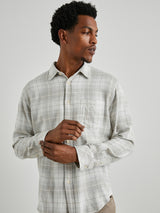 Lennox Shirt - Wheat Dove Melange-Rails-Over the Rainbow