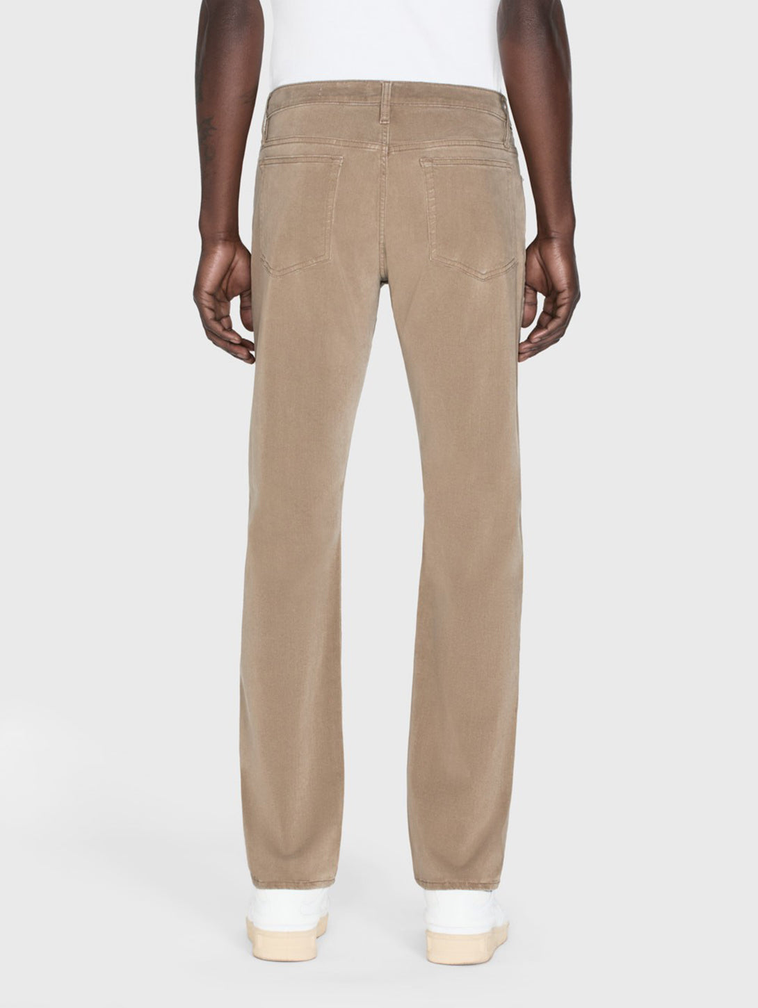 L'Homme Slim Pant - Dark Khaki-FRAME-Over the Rainbow