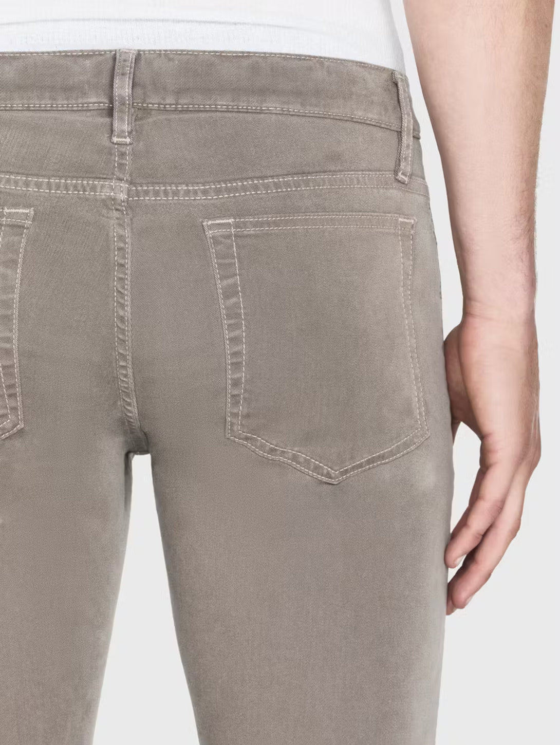 L'Homme Slim Pant - Dusty Grey-FRAME-Over the Rainbow