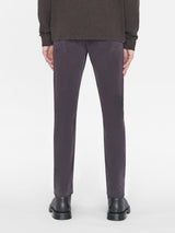 L'Homme Slim Brushed Twill Pant - Charcoal Grey-FRAME-Over the Rainbow