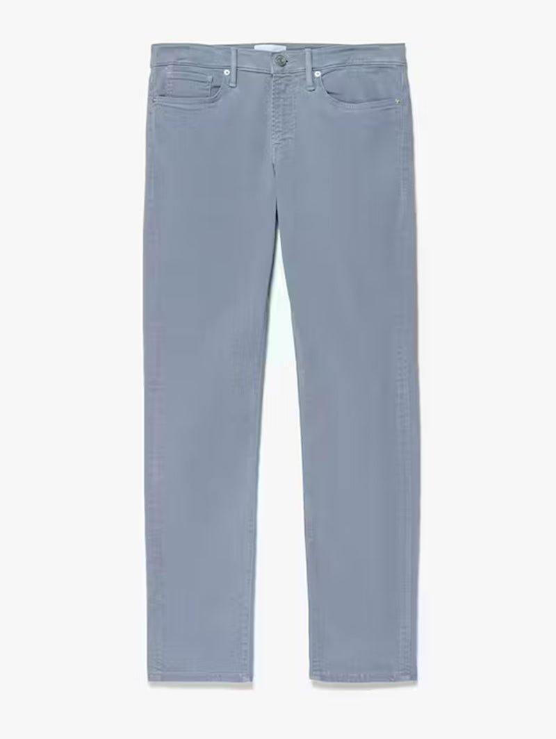 L'Homme Slim Brushed Twill Pant - Sky Blue-FRAME-Over the Rainbow