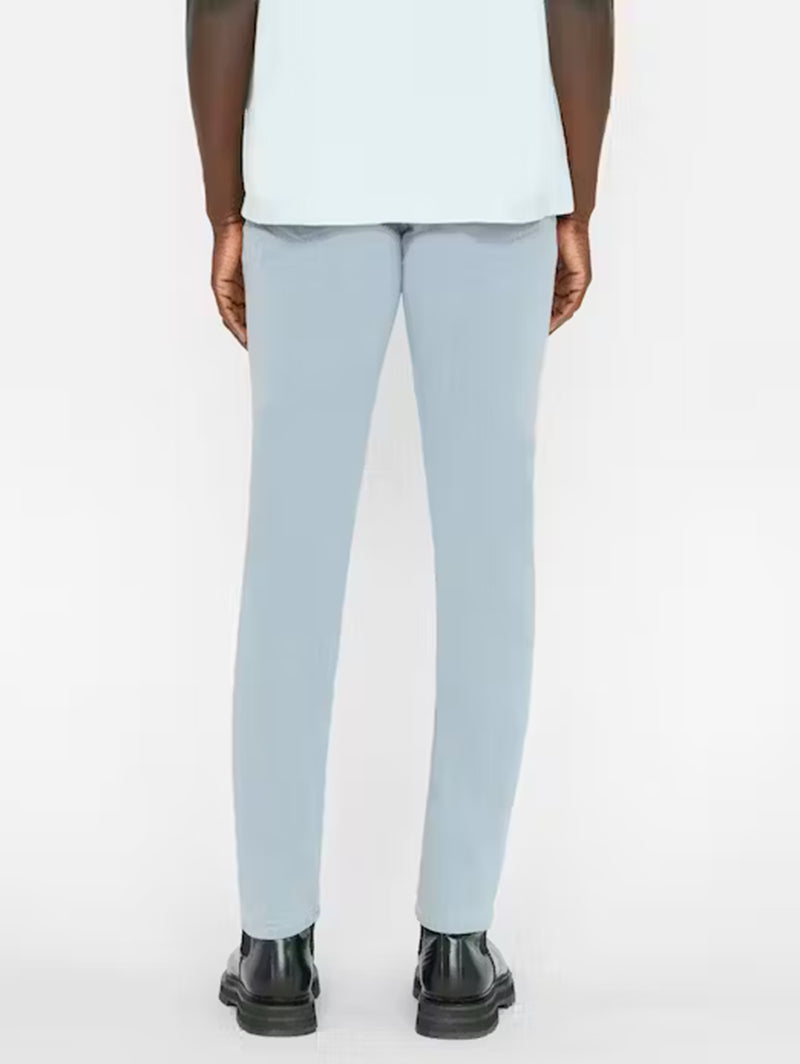 L'Homme Slim Brushed Twill Pant - Sky Blue-FRAME-Over the Rainbow
