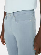 L'Homme Slim Brushed Twill Pant - Sky Blue-FRAME-Over the Rainbow