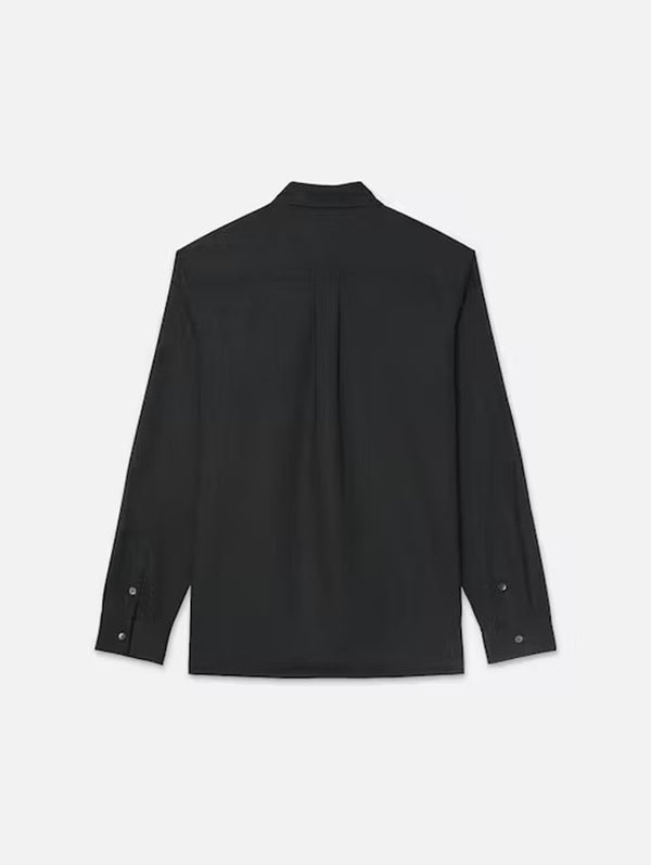 Brushed Flannel Shirt - Charcoal-FRAME-Over the Rainbow
