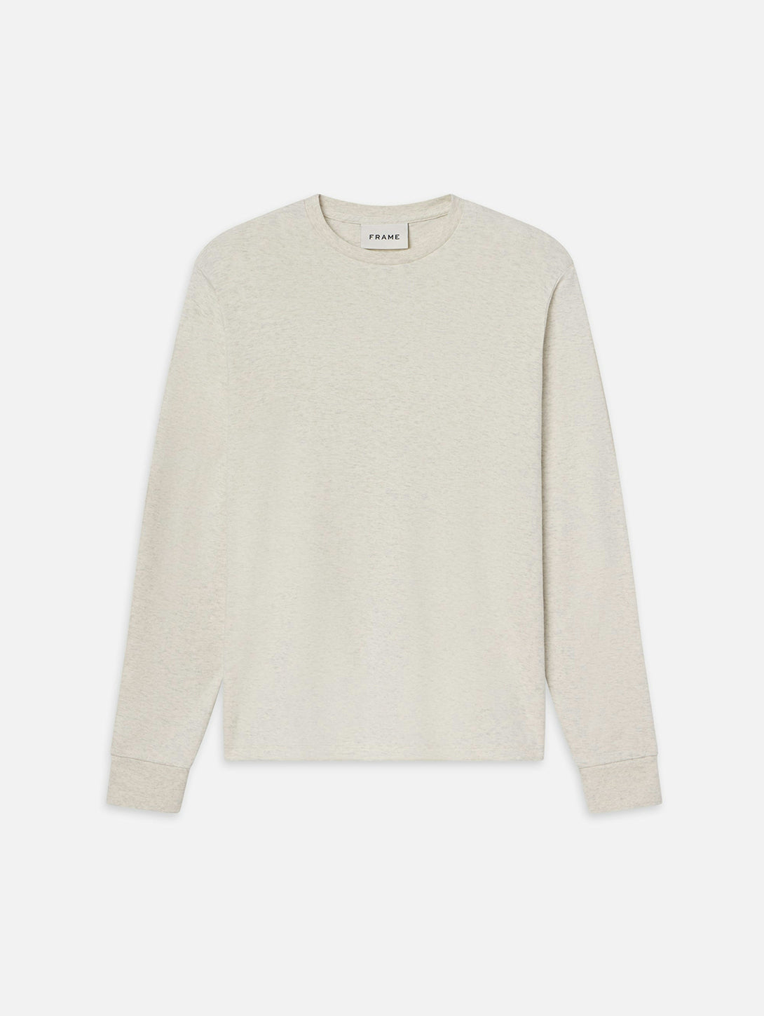 Duofold Long Sleeve Crew Top - Oatmeal Heather-FRAME-Over the Rainbow