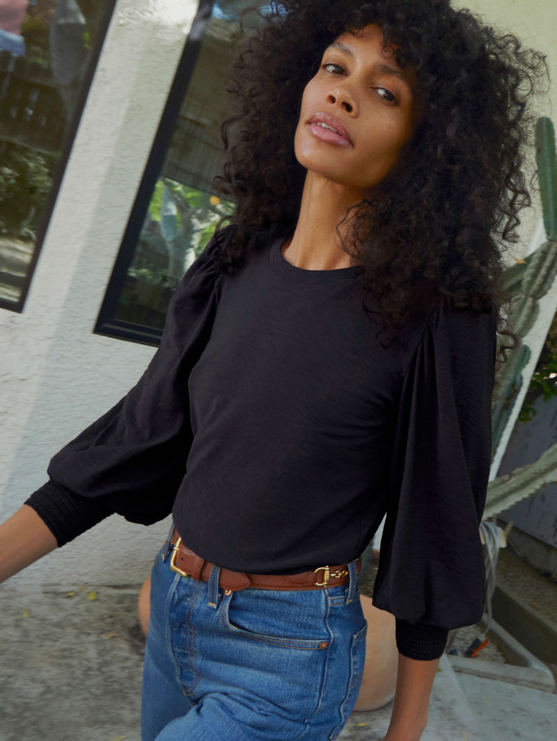 Loren Top - Black-NATION-Over the Rainbow