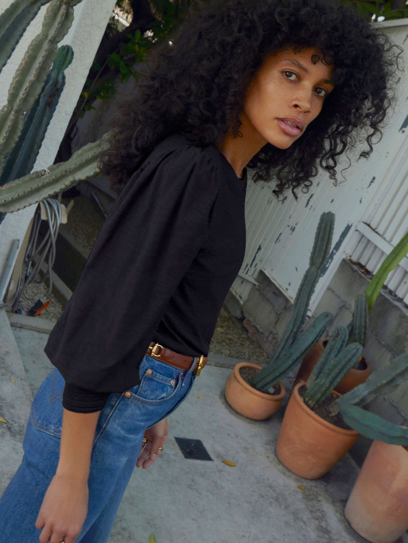 Loren Top - Black-NATION-Over the Rainbow
