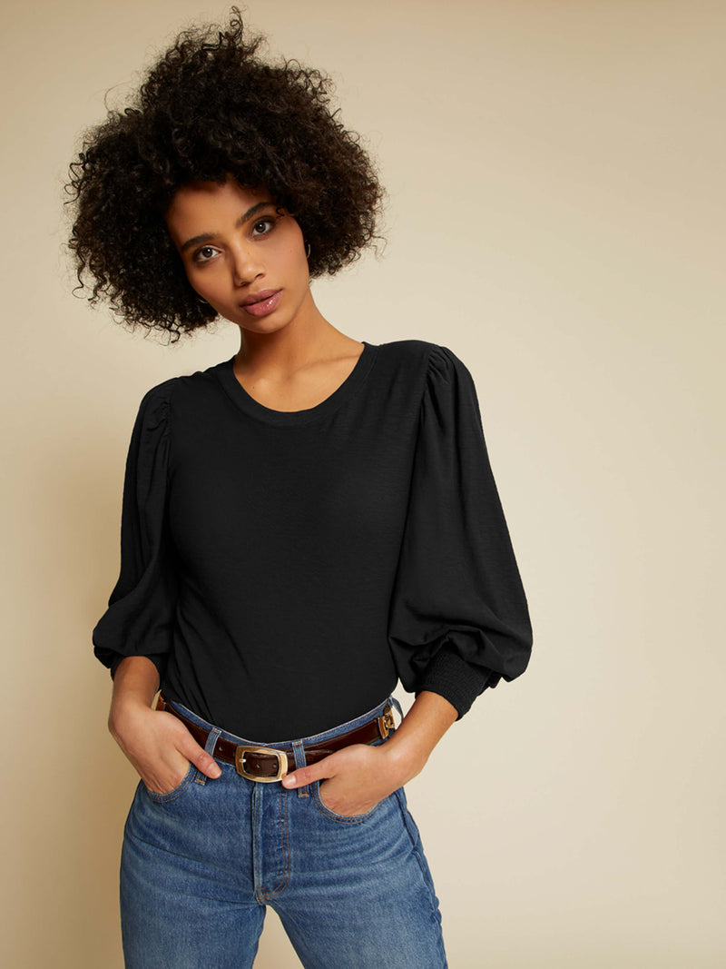 Loren Top - Black-NATION-Over the Rainbow