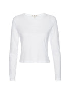 Long Sleeve Babe Tee - White-AMO-Over the Rainbow