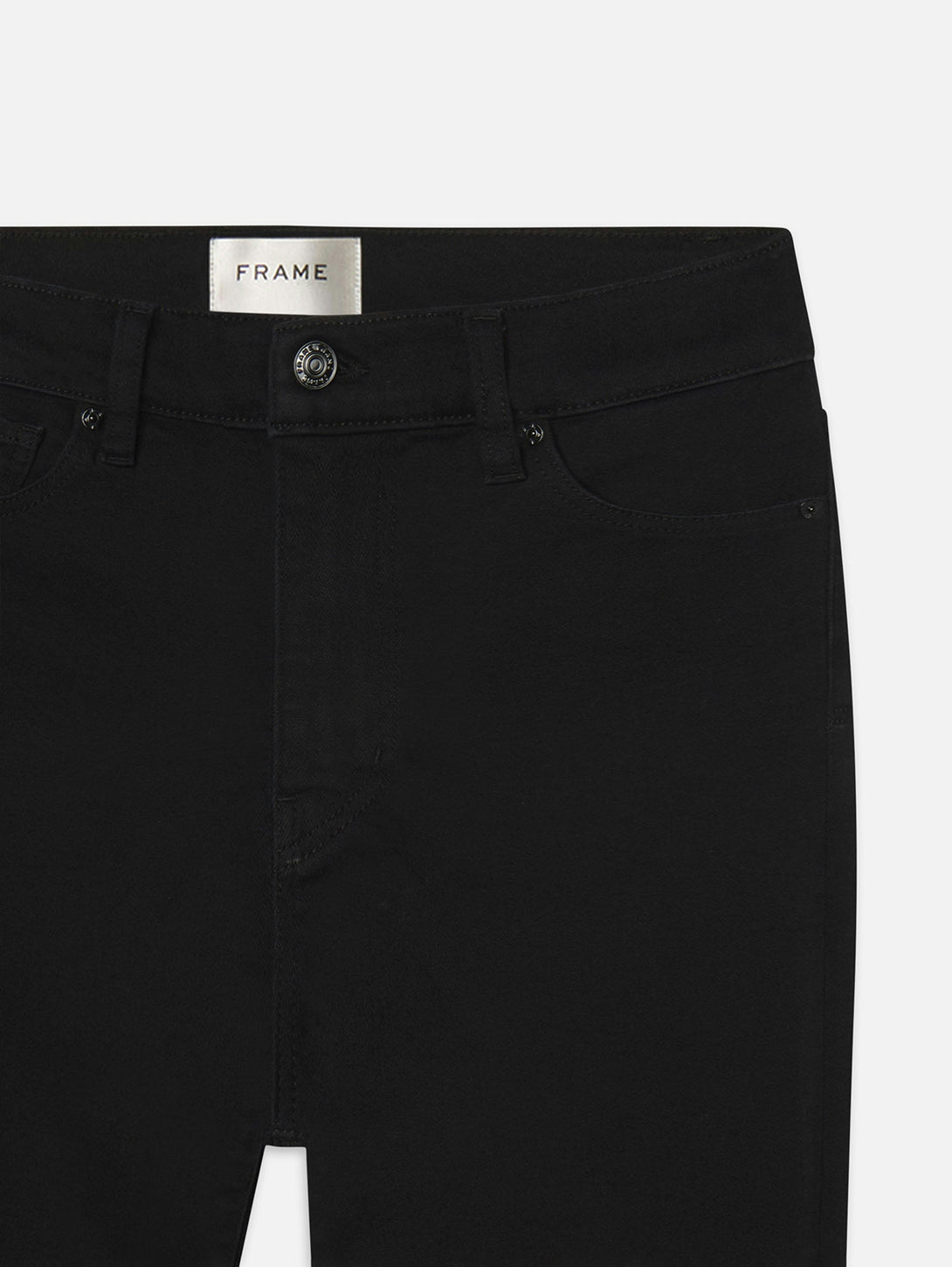 Le Sleek Straight Jean - Black-FRAME-Over the Rainbow
