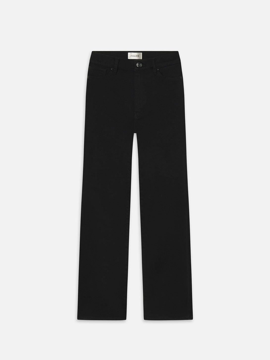 Le Sleek Straight Jean - Black-FRAME-Over the Rainbow