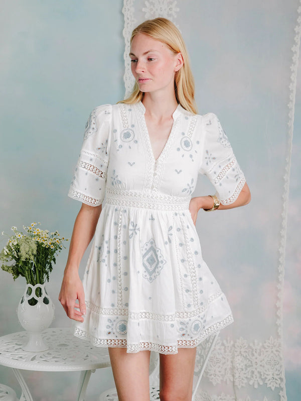 Josefina Mini Dress - Forget Me Knot