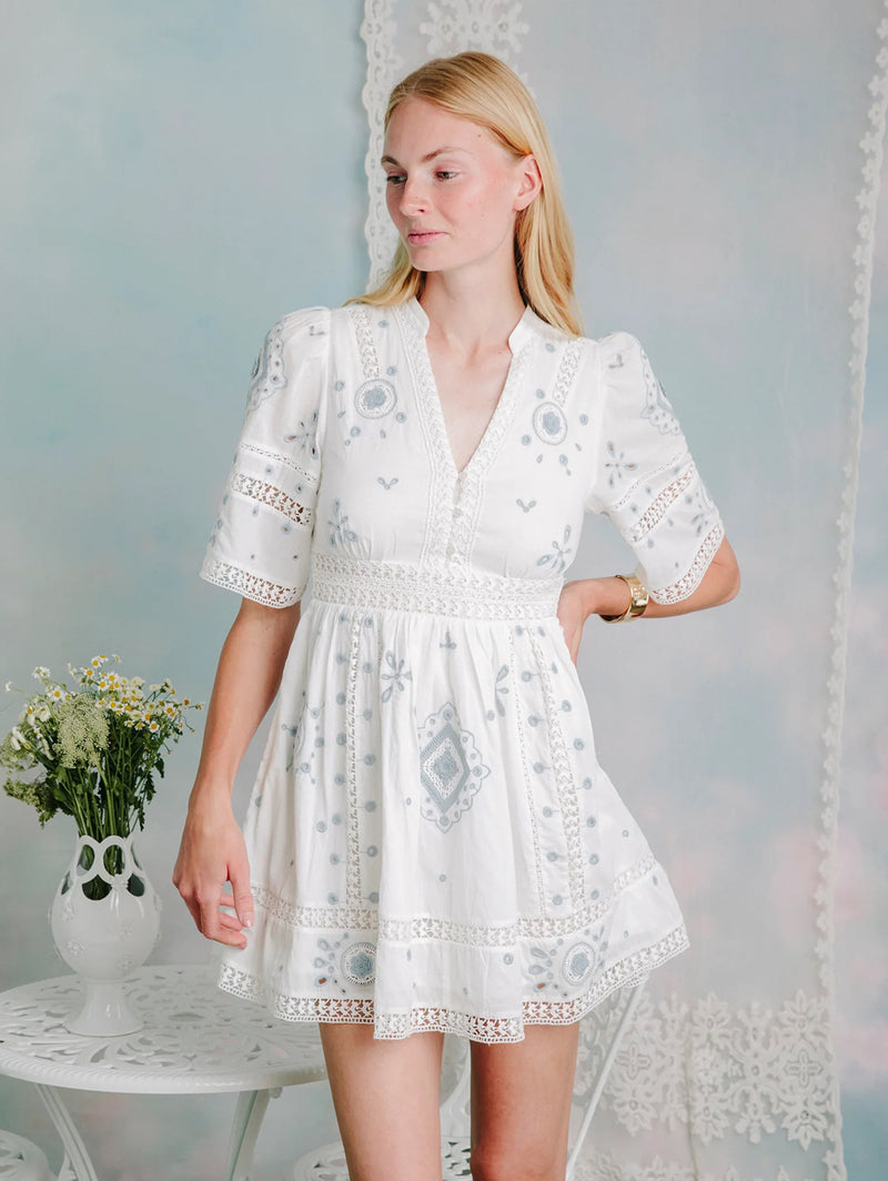 Josefina Mini Dress - Forget Me Knot