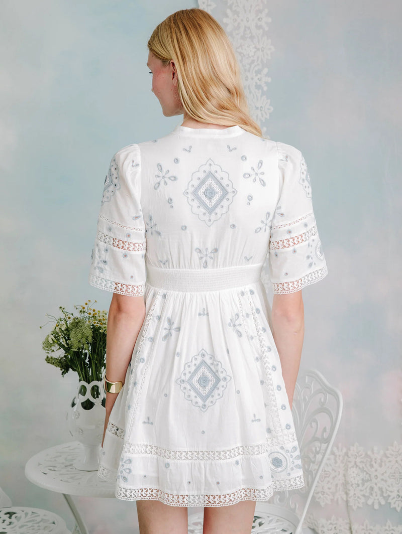 Josefina Mini Dress - Forget Me Knot