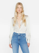 Victorian Blouse - Bone-FRAME-Over the Rainbow
