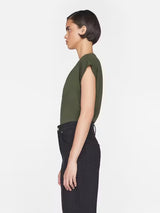 Le Mid Rise V-Neck Tee - Surplus-FRAME-Over the Rainbow