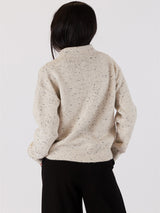 Macy Mock Neck Sweater - Oat-LYLA+LUXE-Over the Rainbow