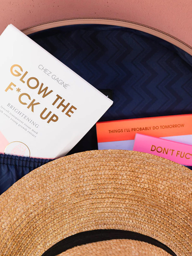 Glow Up - Brightening Facial Mask (Single)-CHEZ GAGNE LETTERPRESS-Over the Rainbow